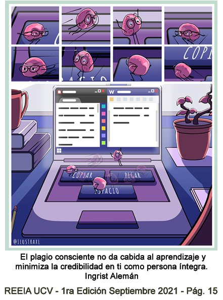 El plagio consciente no da cabida al aprendizaje y minimiza la credibilidad en ti como persona íntegra. Ingrist Alemán